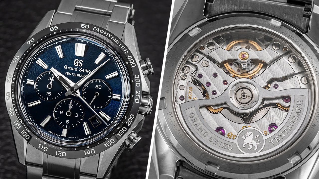 Первый автоматический хронограф Grand Seiko с привлекательным дисплеем &mdash; SLGC001 Tentagraph