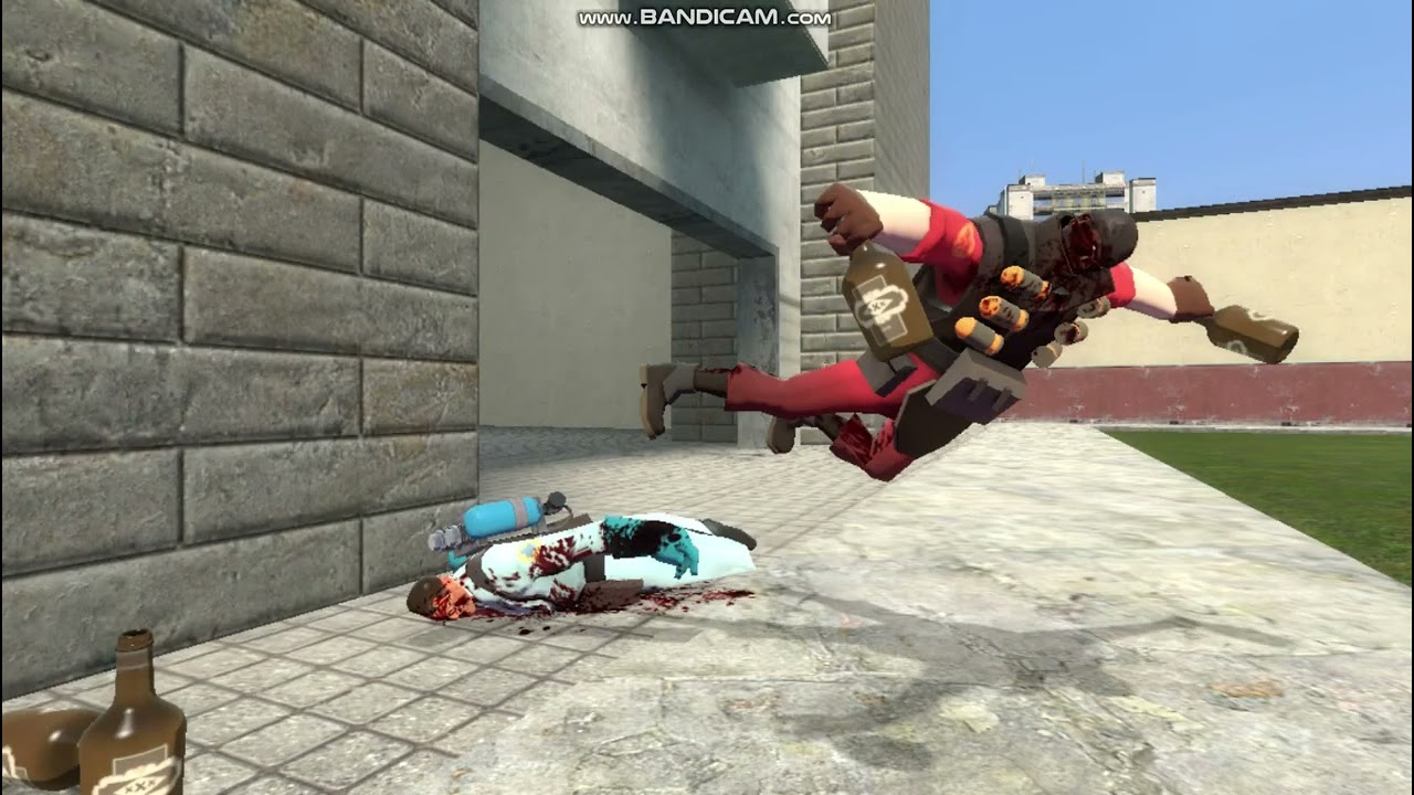 (GMOD) Raus Medic steals Bottle from Dic Soupcan and gets into a fight