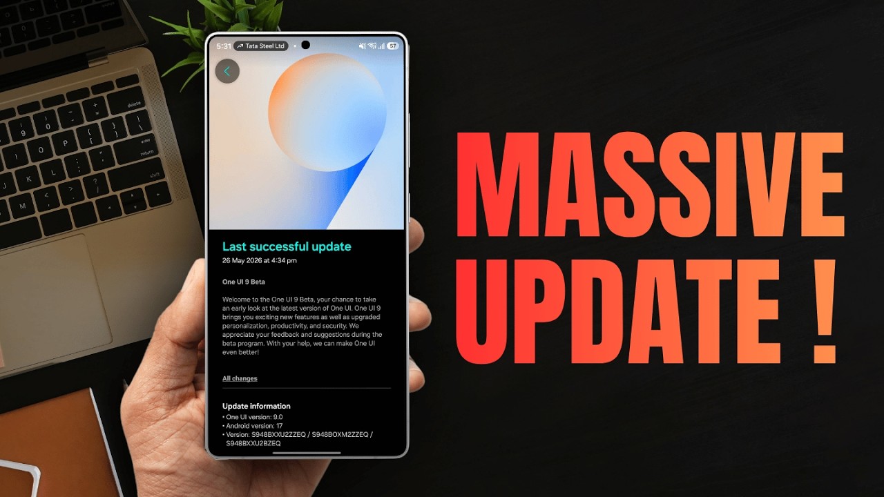 MASSIVE UPDATE Finally Arrives - One UI 9 Beta for Galaxy S 26 Series