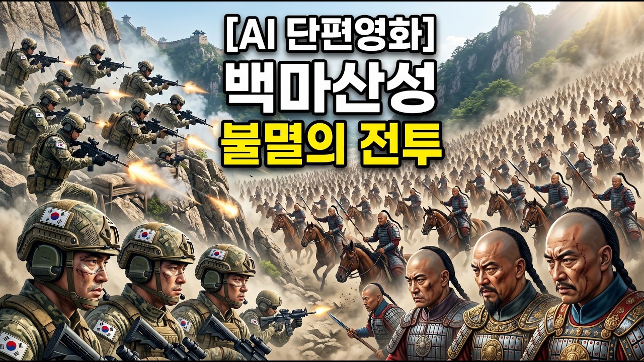 10만 명 천군 VS 현대 특수부대 1개 분대! 조선 시대에 떨어진 M4 소총의 충격적인 결과 (가상 영화)
