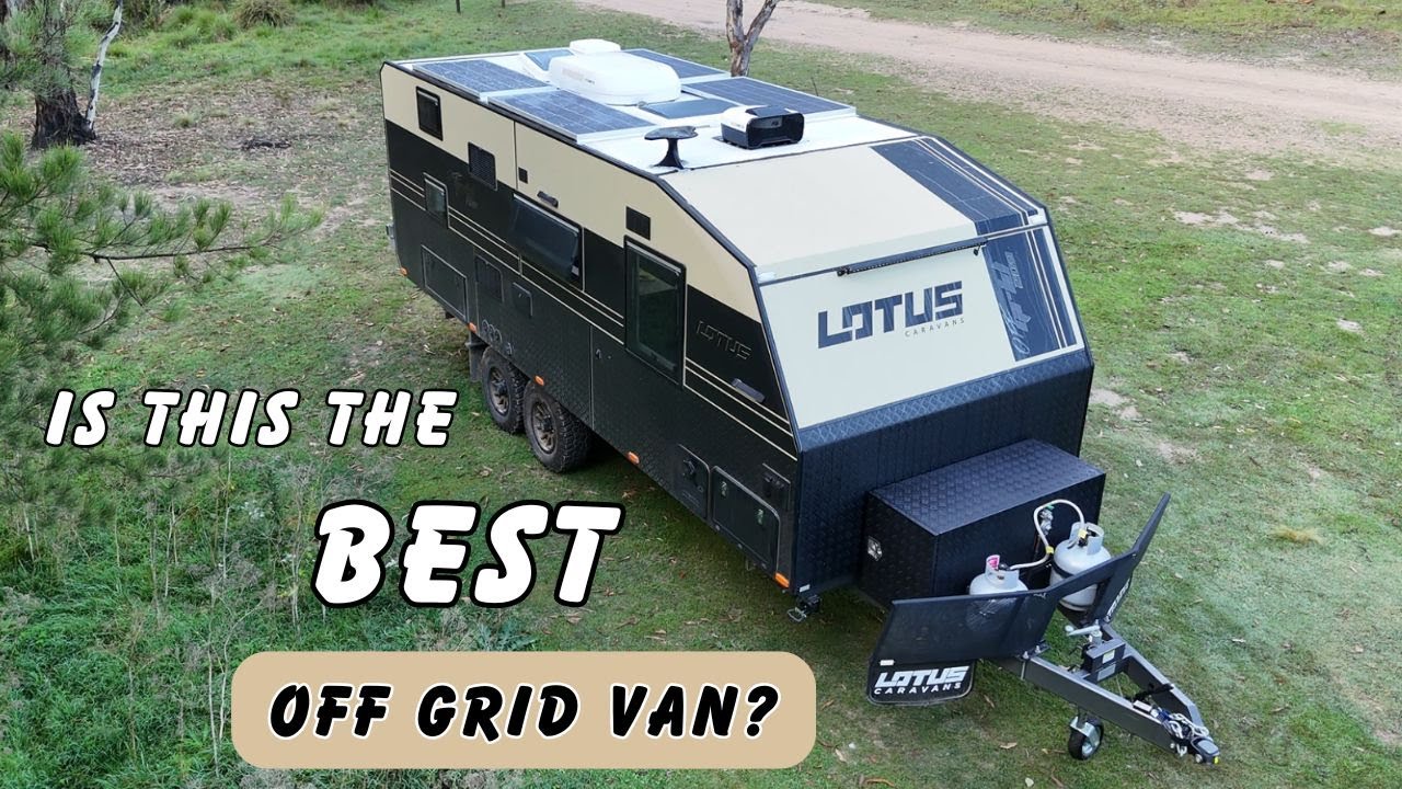 Is This the Ultimate Off-Grid Caravan? | Full Lotus Off Grid 2023  Van Tour
