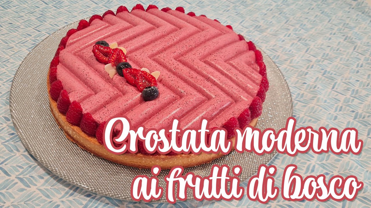 Crostata moderna ai frutti di bosco | Silikomart Kit Tarte Graphique