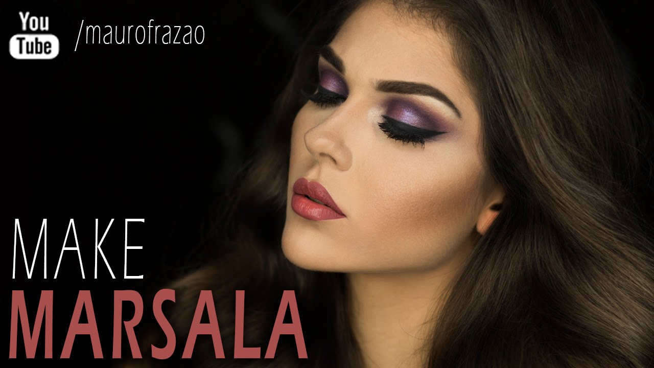 MAQUIAGEM MARSALA  |  MAKEUP MARSALA TUTORIAL @MAUROFRAZAO