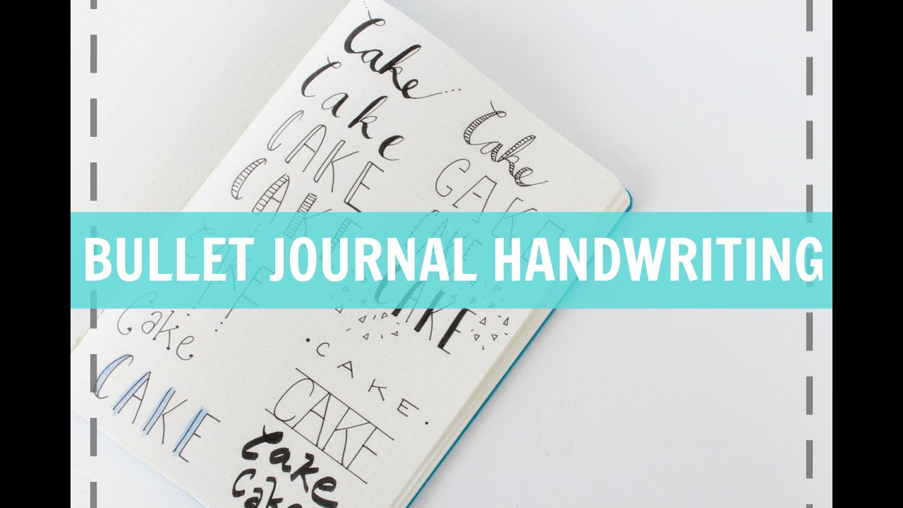 BULLET JOURNAL HANDWRITING | Quick & Easy