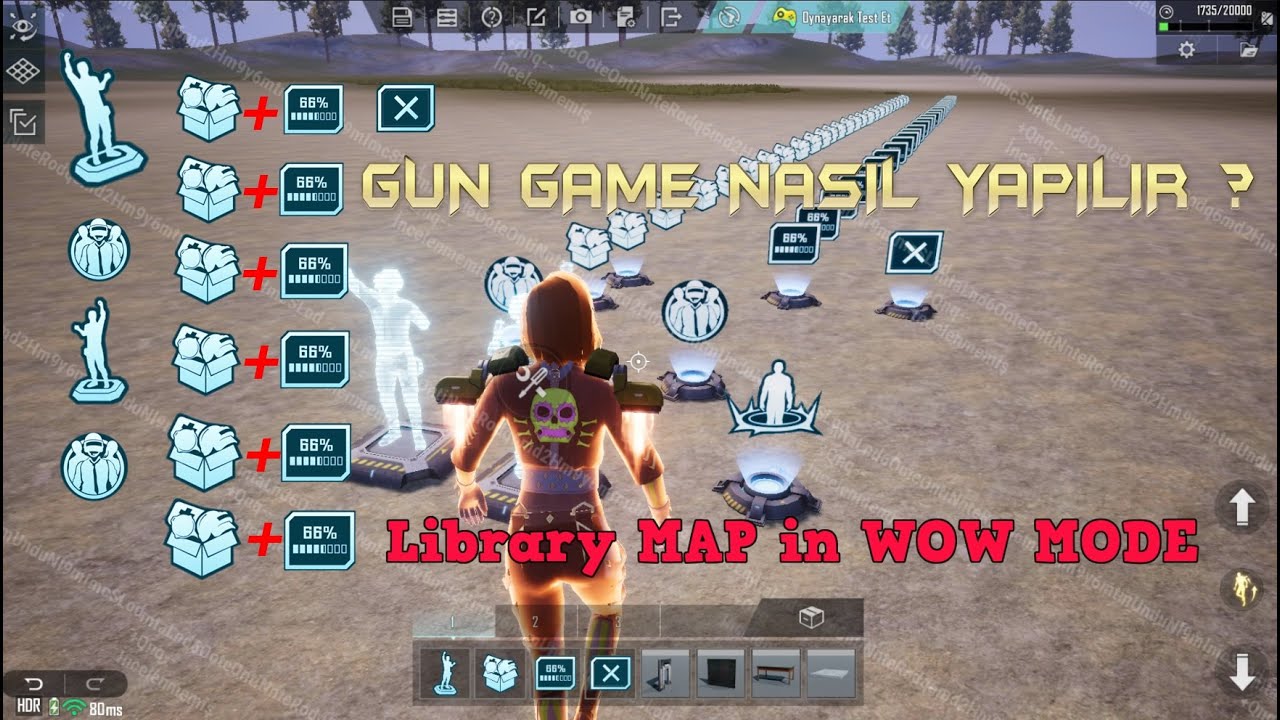 WOW`DA Gun Game Library MAP in WOW MODE (Her Kill adığında Farklı Silah Verme Ayarı)