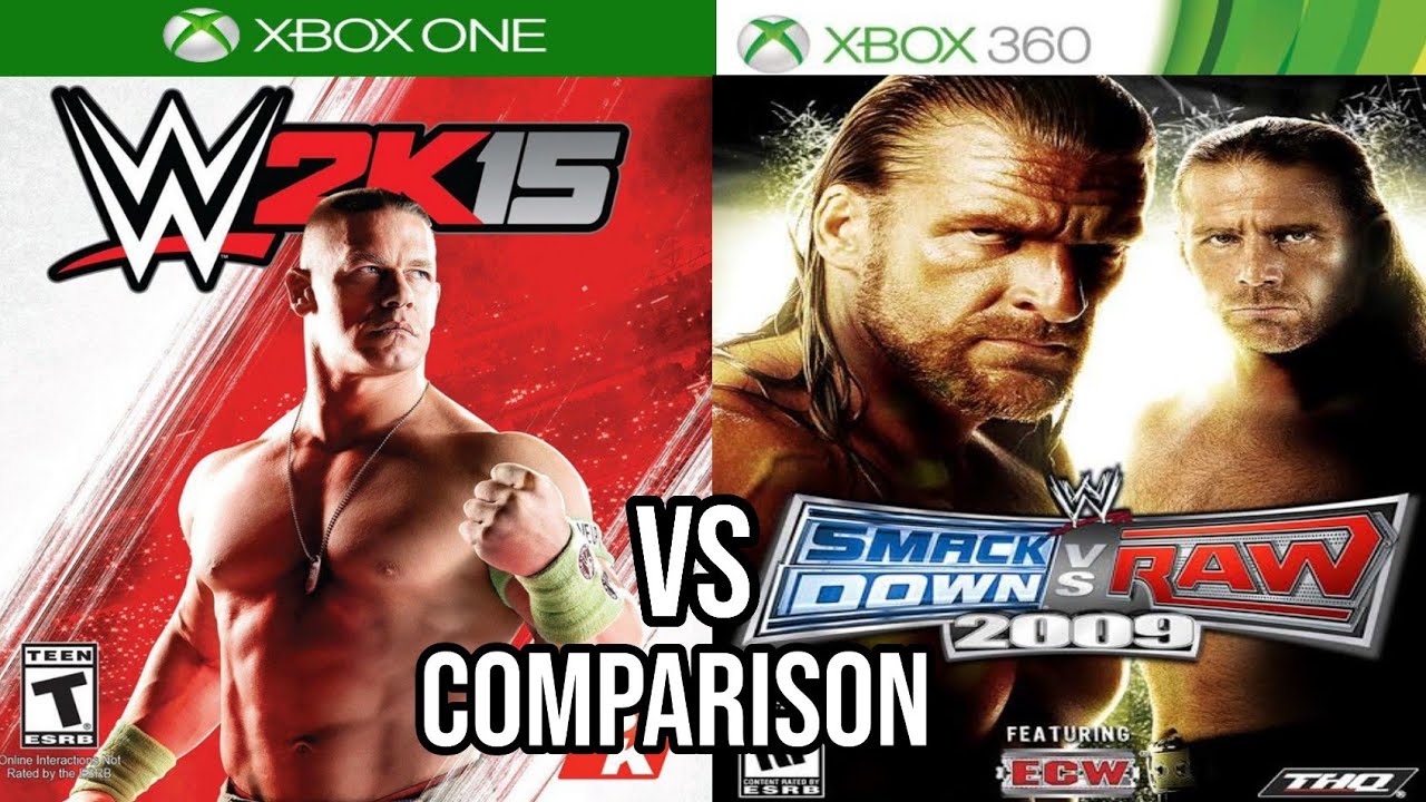 Wwe 2k15 Xbox One Vs SmackDown vs Raw 2009 Xbox 360