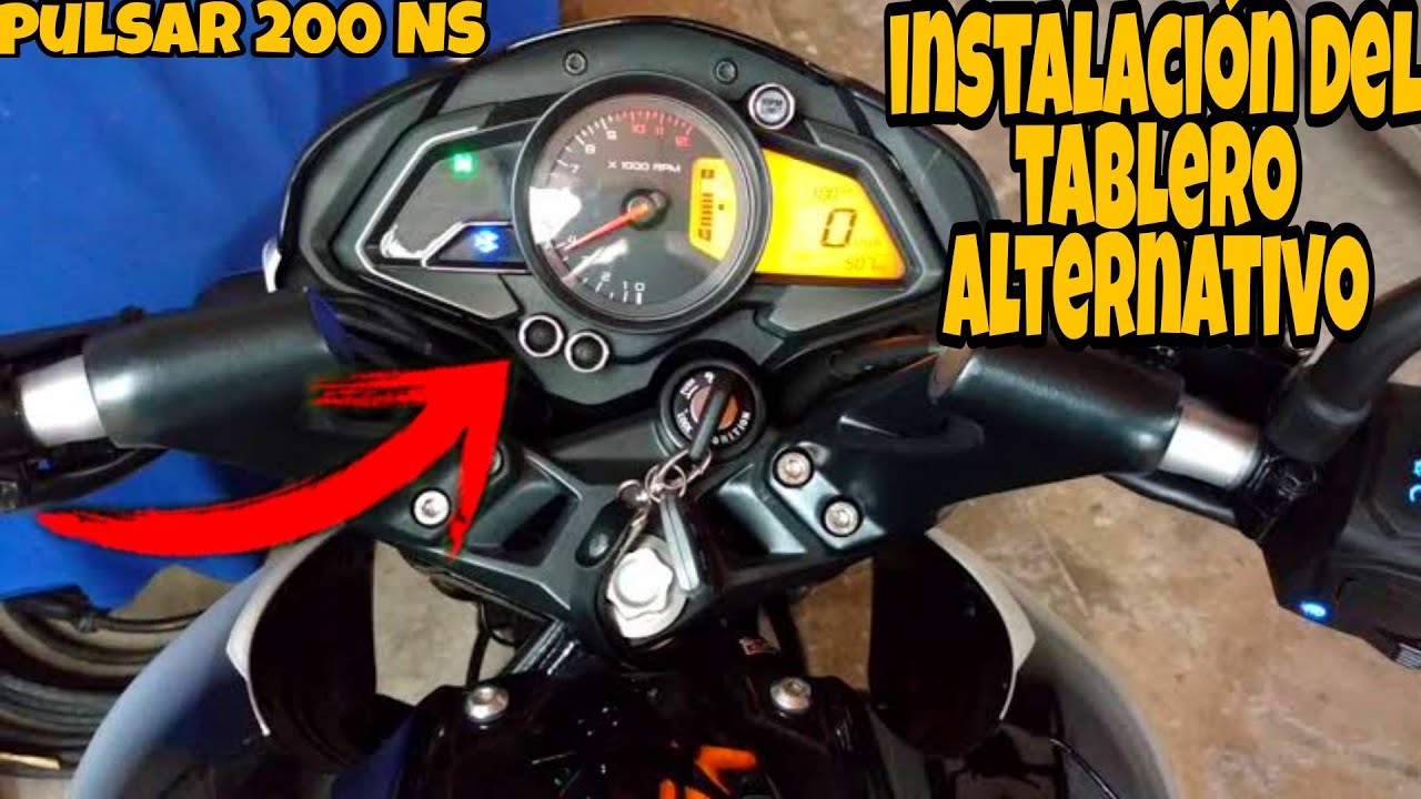 COMO INSTALAR UN TABLERO ALTERNATIVO DE LA PULSAR 200 NS / INSTALACIÓN COMPLETO DEL TABLERO /200NS