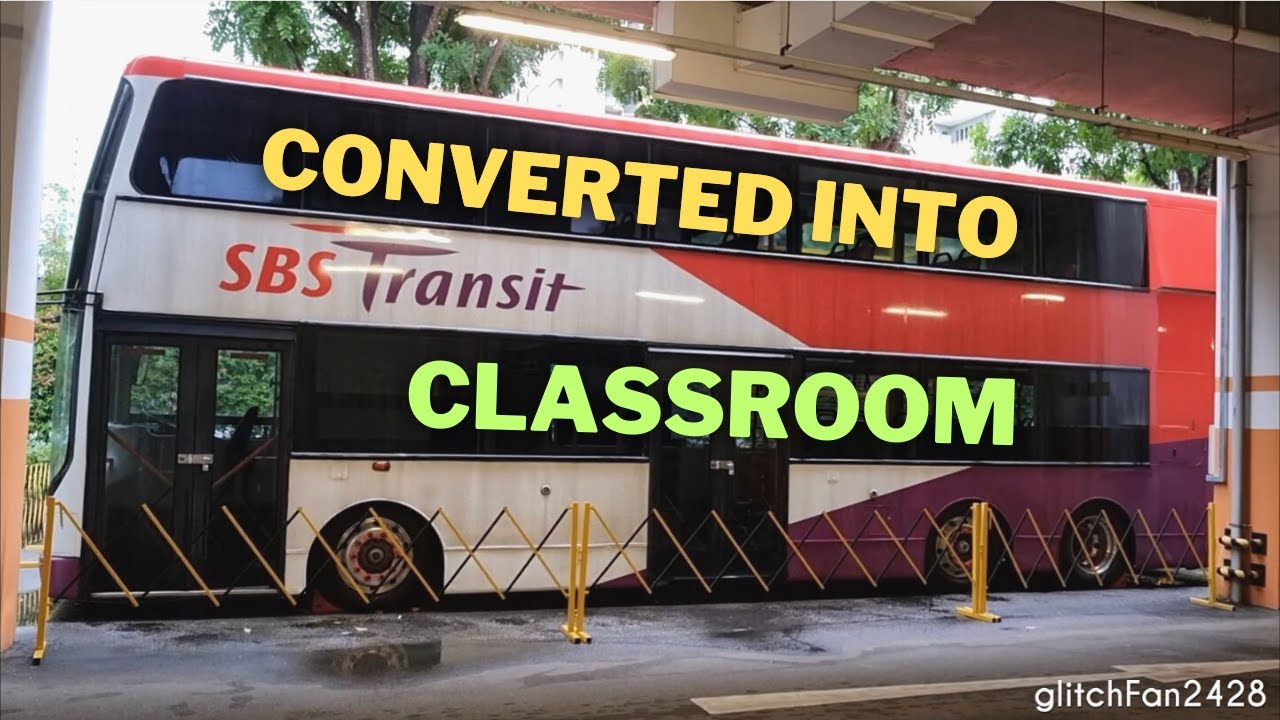 Repurposed SBS Transit 2006 Volvo B9TL CDGE converted into ITE Classroom - SBS7376X