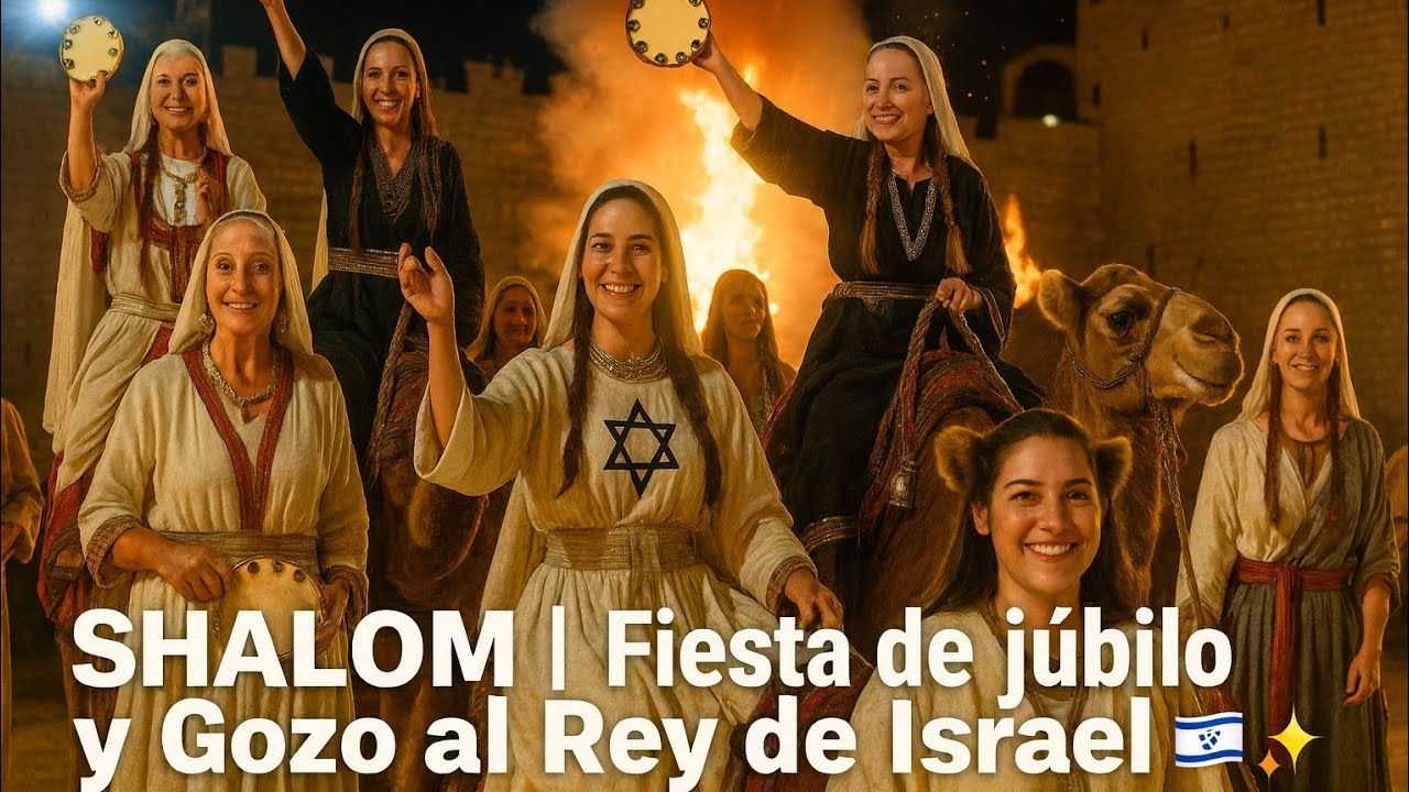 ✨🇮🇱 SHALOM | Fiesta de Júbilo y Gozo al Rey de Israel 🇮🇱✨
