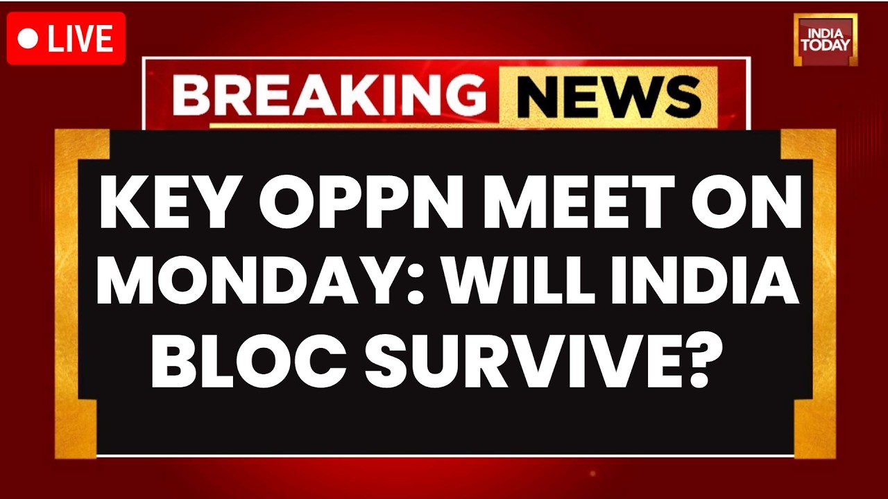 LIVE: Key INDIA Bloc Oppn Meeting Tomorrow | Will INDIA Alliance Survive? | TMC | DMK | Congress
