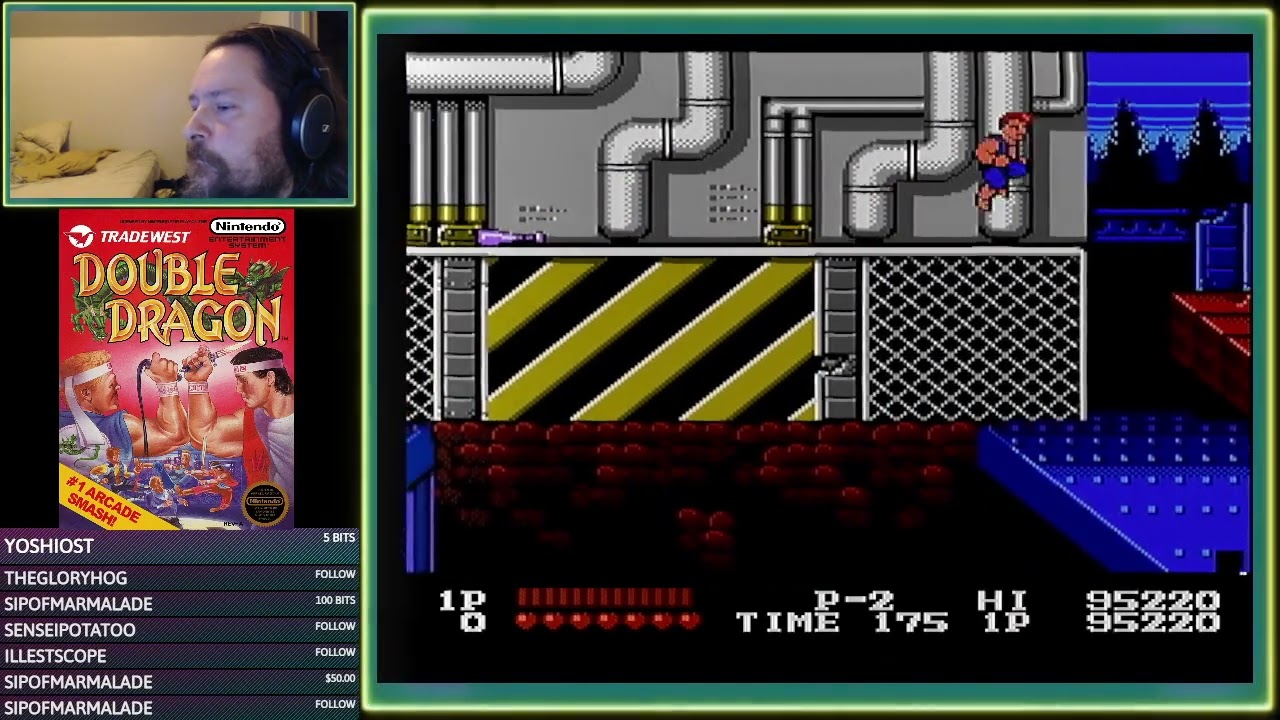 NES Double Dragon 587,150 [WR] - Twitch Stream