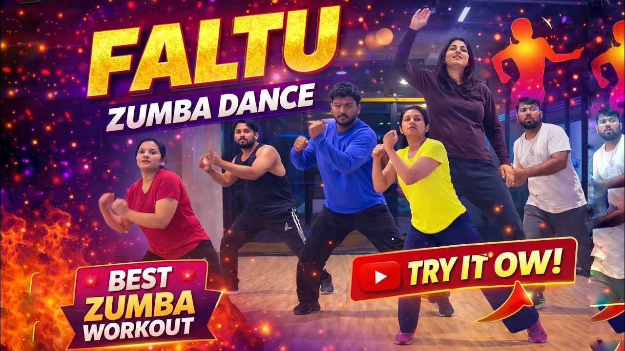 Zumba on FALTU! 🔥 High-Energy Dance Workout |🕺💃