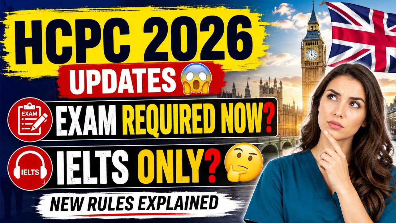 Регистрация в HCPC 2026 | Новые правила для международных специалистов здравоохранения | IELTS, O...