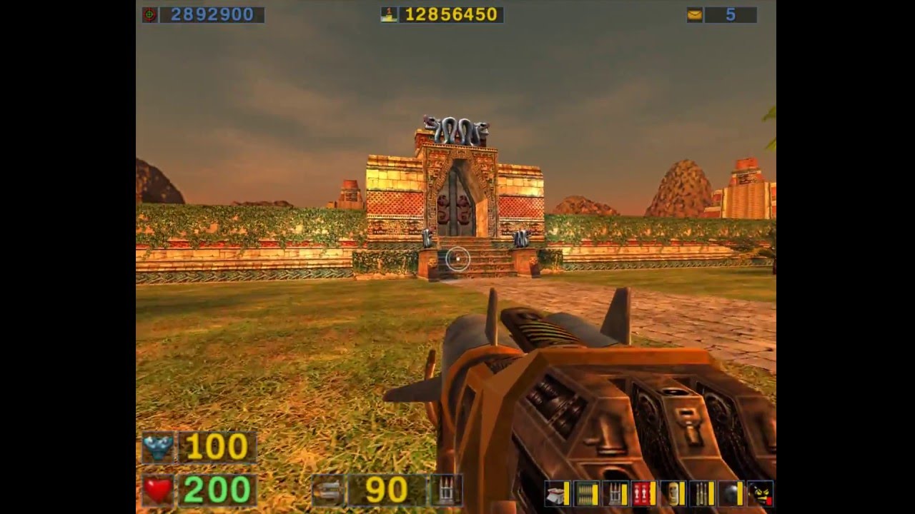 Serious Sam: Second Encounter, Serious Mode Playthrough - Lvl 4, Serpent Yards, Complete