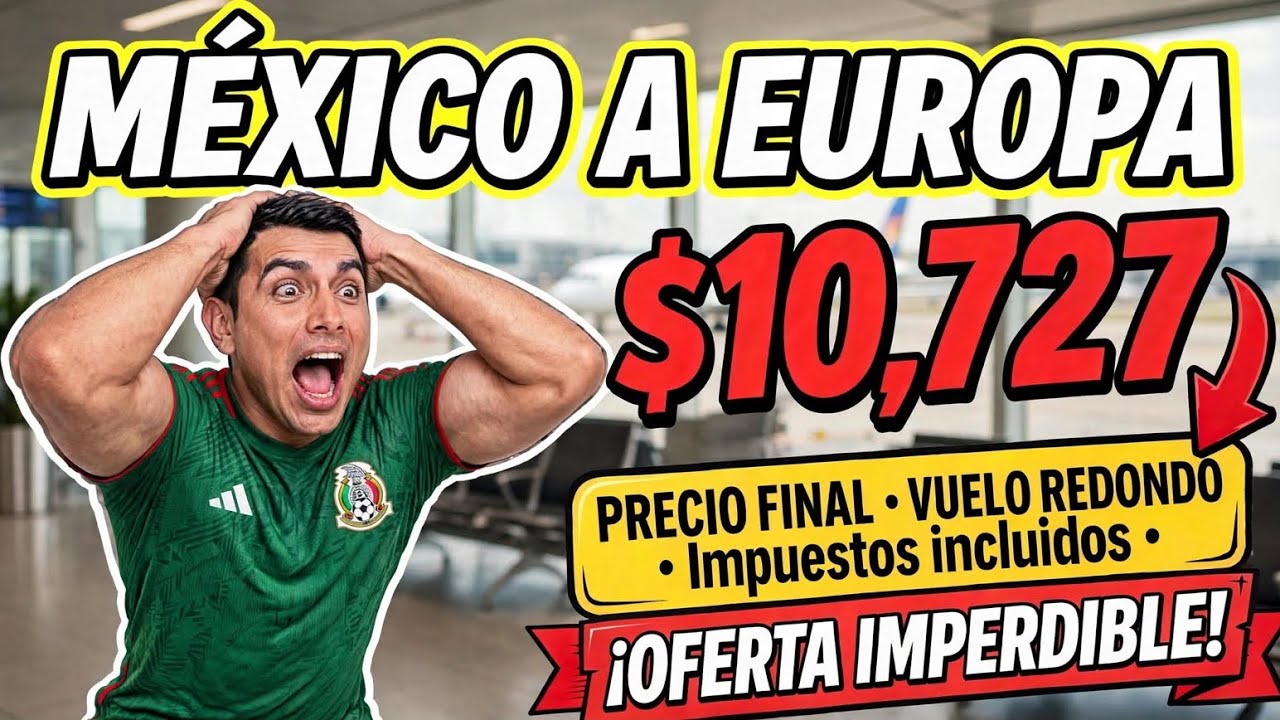 TRUCO PARA COMPRAR BARATO VUELO MEXICO A EUROPA (las aerolineas no quieren que sepas)