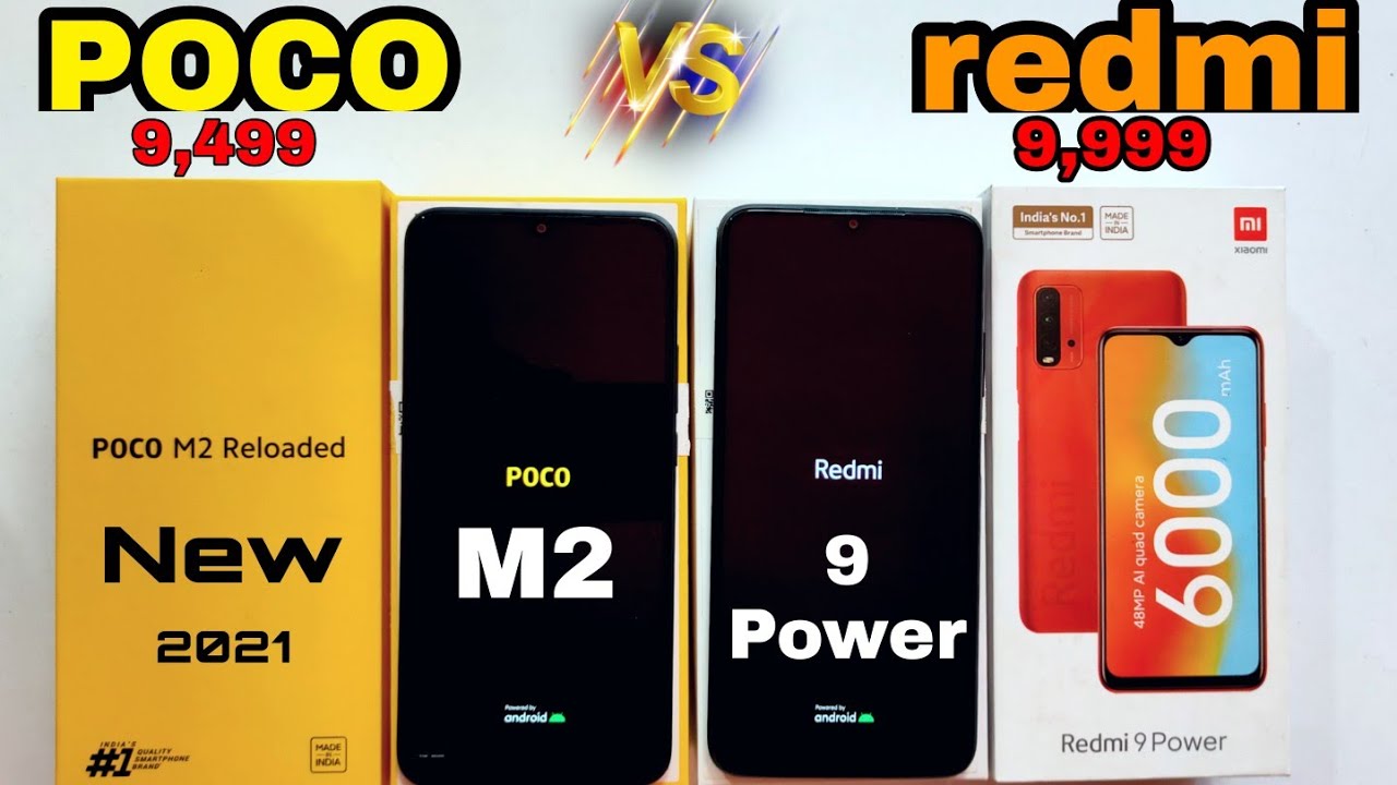 Poco M2 Reloaded Vs Redmi 9 Power Unboxing & Comparison