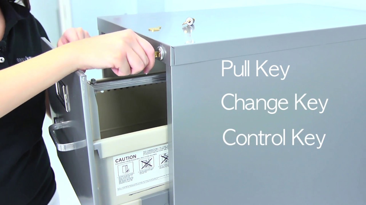 How to Remove & Install File Cabinet, Desk or Cubicle Lock Cores