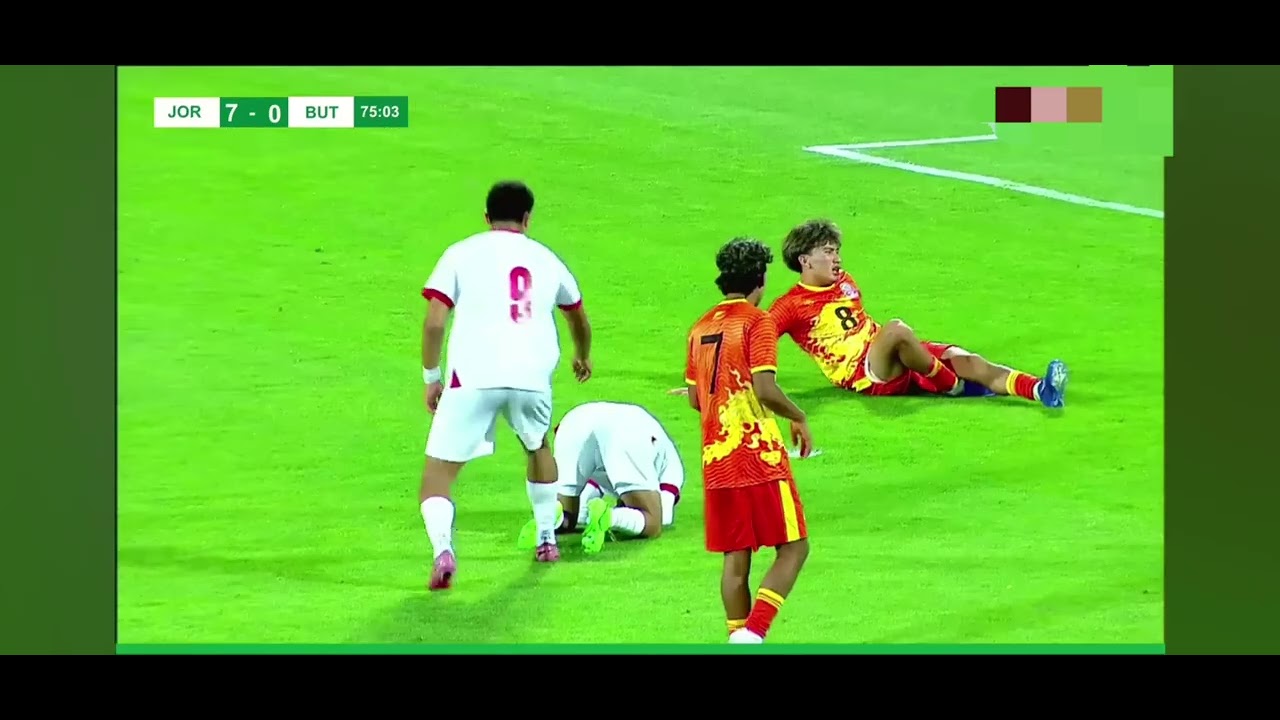 🔥 لحظة تاريخية للمنتخب الاردني تحت ٢٣ 11-0 