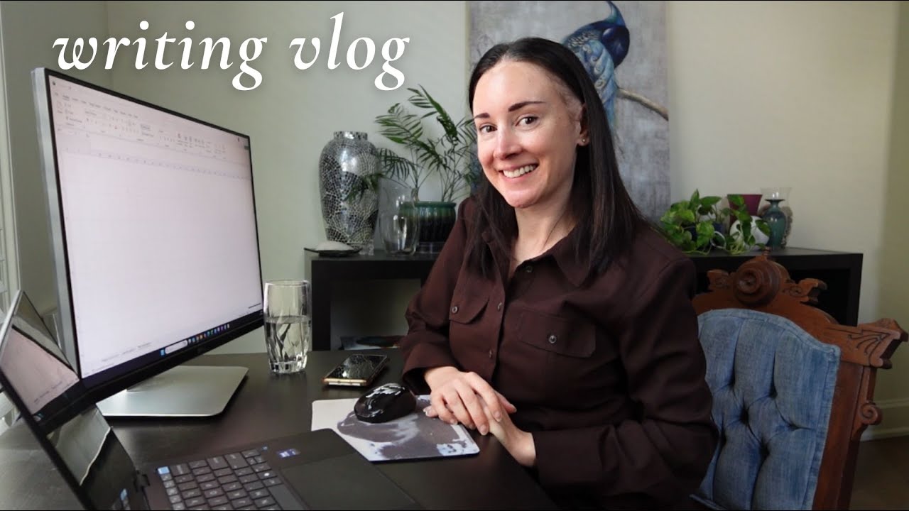 preparing to write the next draft of my fantasy novel | writing vlog