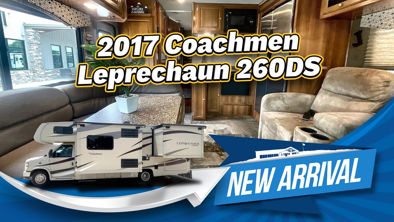 Great Condition Used Class C Motorhome For Sale! 2017 Coachmen Leprechaun 260DS at RV Depot