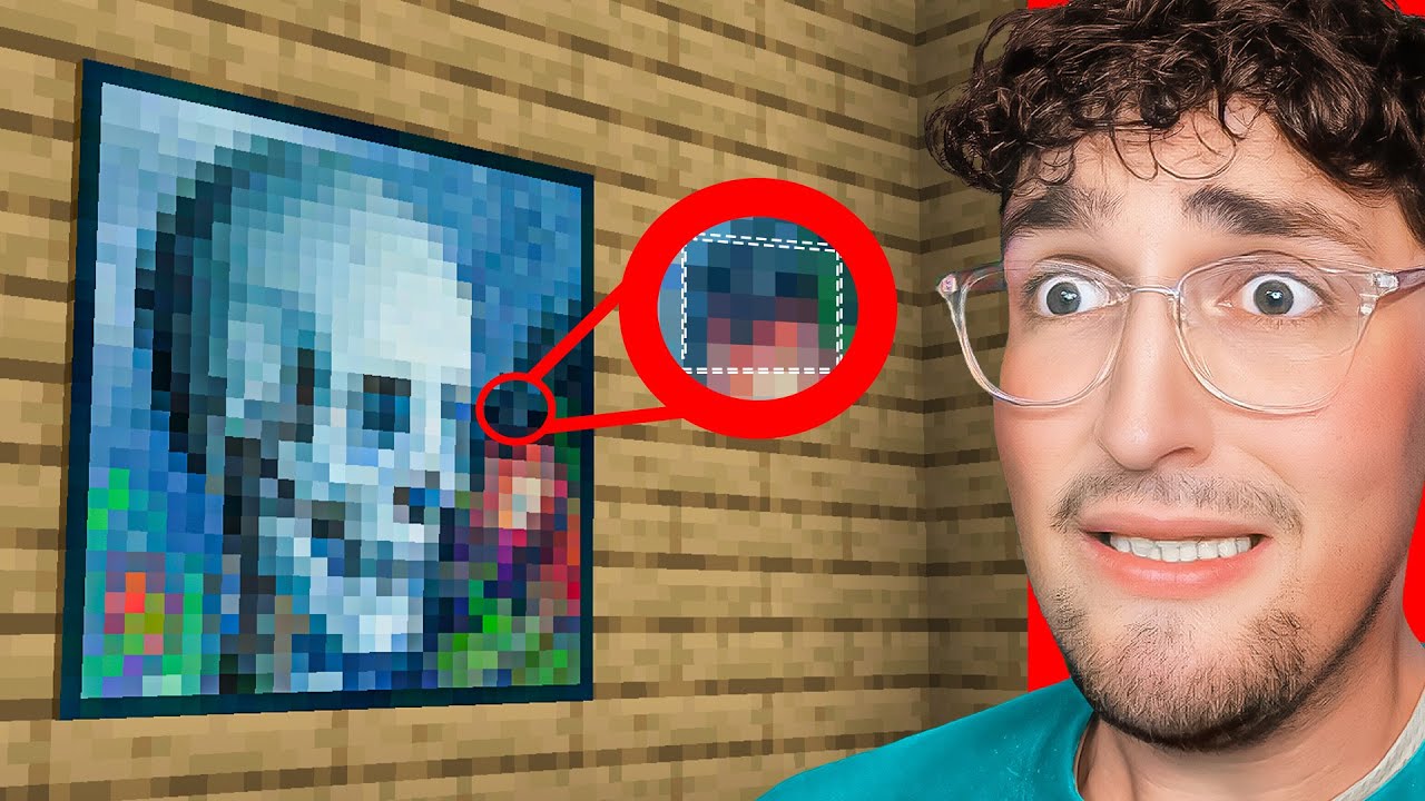 Investigating Scary Minecraft Myths Caught in Paintings...