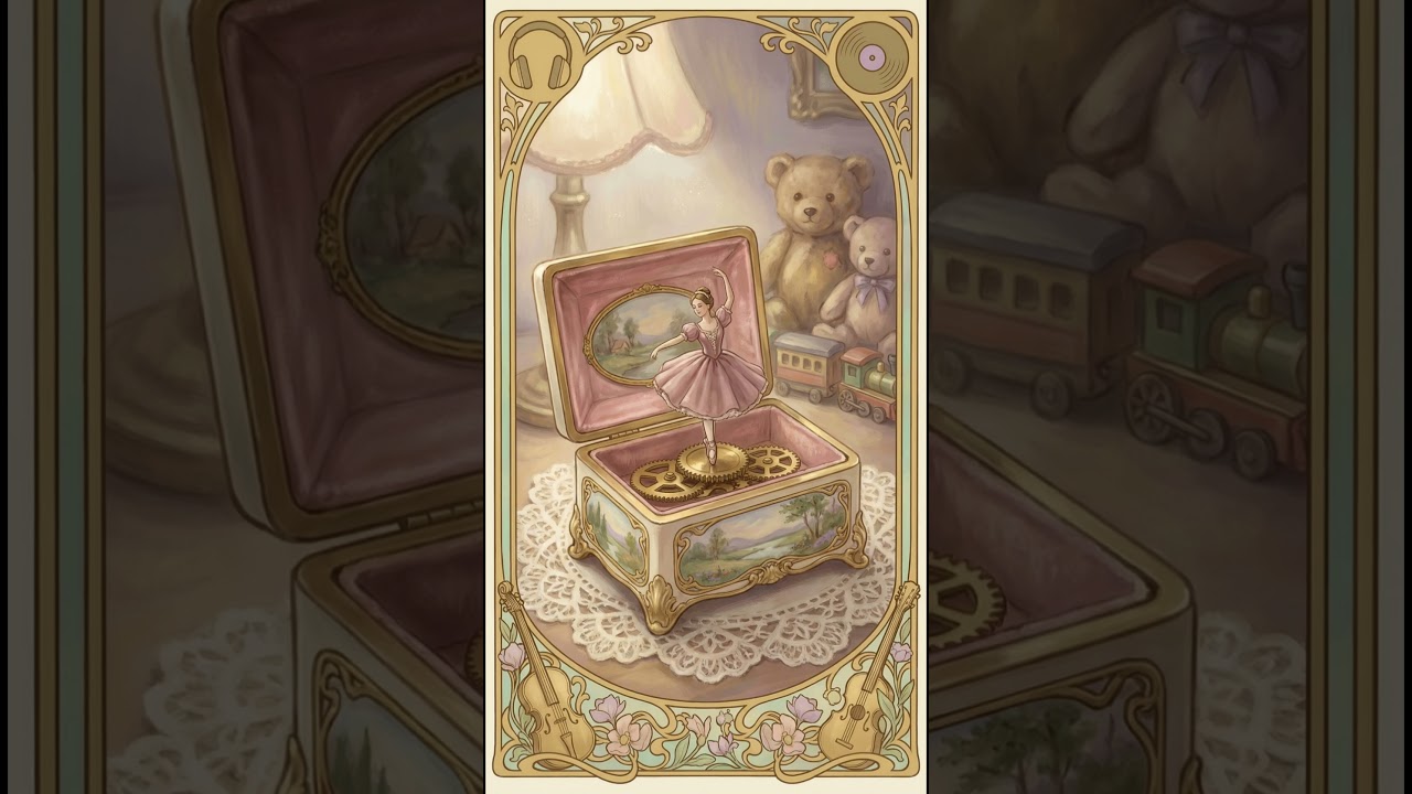 Boîte à Musique - Nostalgic Music Box | French Baroque Ballerina Shorts