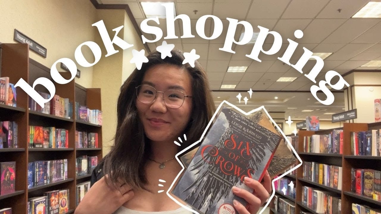 bookstore vlog 📖🛒☁️ book shopping at barnes and noble!