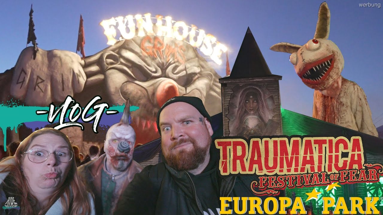 TRAUMATICA Festival of Fear - Unser Erst Besuch des EUROPA PARK HALLOWEEN Event - Ride Review VLOG
