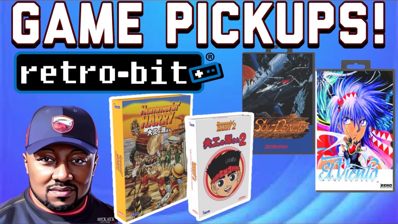 Games from Retro bit - Collectors editions unboxings
