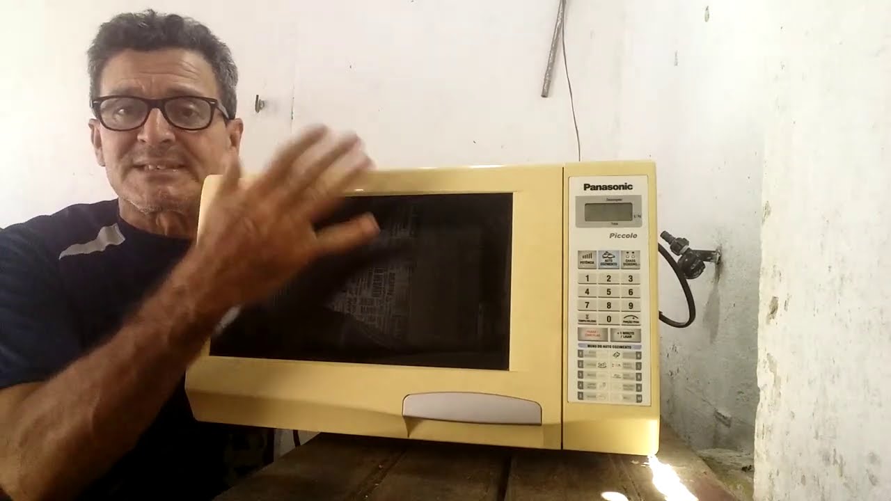 Macete  microondas Panasonic não esquenta  veja oq foi