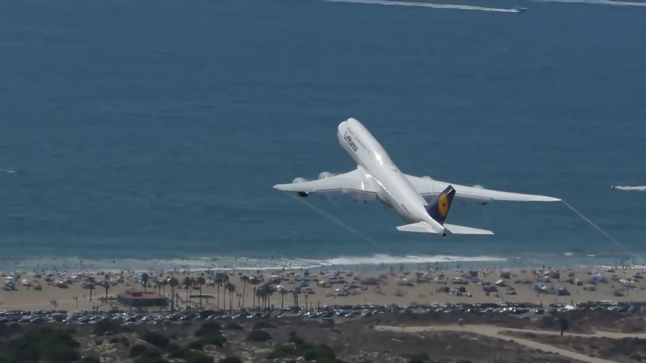 Four Helispotting Scenes From Los Angeles Airport [HD] - 2013