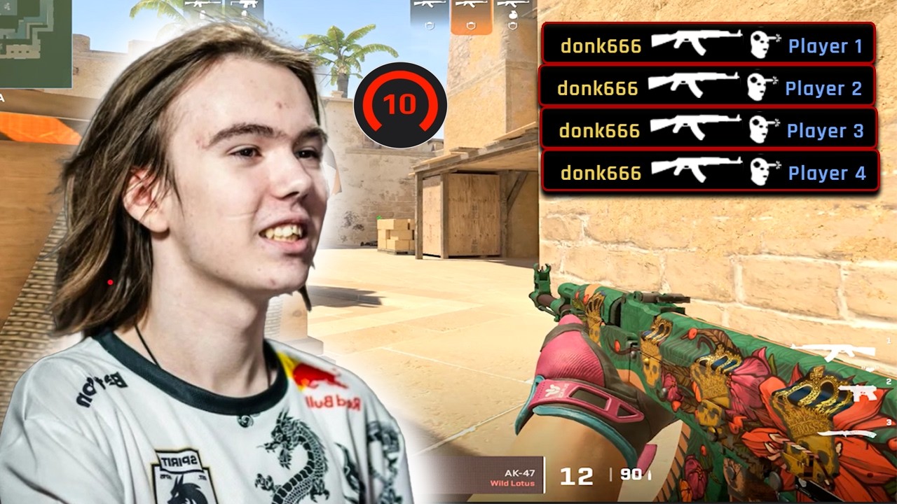 donk Is Close To #1 FACEIT Rank Again | 4700 ELO