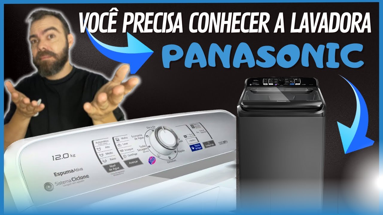SUA DUVIDA ACABA AQUI LAVADORA PANASONIC 12 kg 13kg 14 kg 17kg 18kg  …..