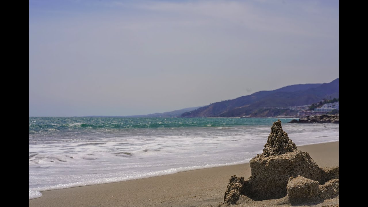 Late Night Pacific Palisades Ocean Waves - Black Screen for Studying, Relaxation and Sleep