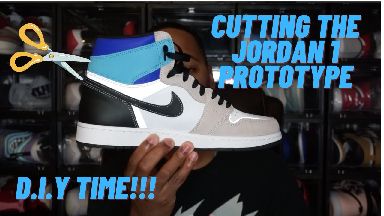HOW TO CUT YOUR AIR JORDAN 1 PROTOTYPE + ON FOOT LOOK