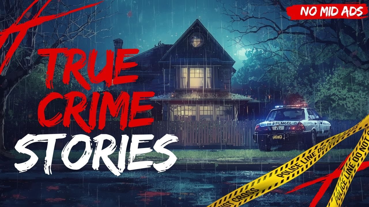 Disturbing True Crime Stories For Sleep With Rain Sound | Black Screen | 🛑 No Mid Ads |Mr. Midnight