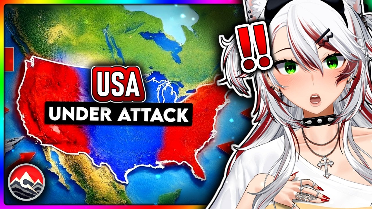 EUROPEAN VTUBER Reacting to Can the USA withstand a full-scale attack on its territory?