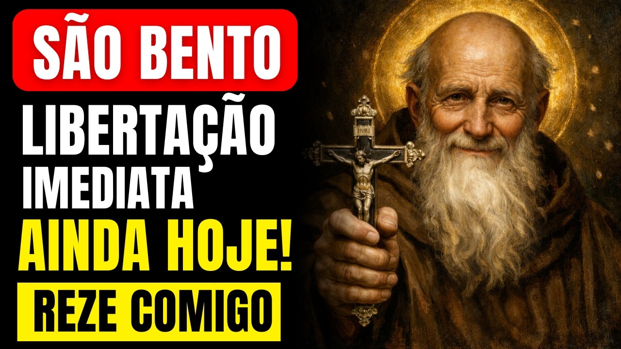 Essa oração com São Bento vai limpar sua casa hoje 🕊️🔥