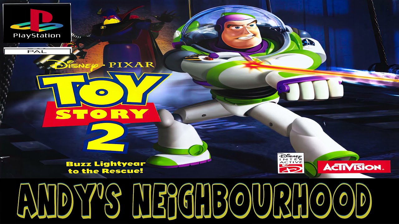 Toy Story 2: Buzz Lightyear To The Rescue | PS1 | OST - Andy's Neighbourhood (4K)