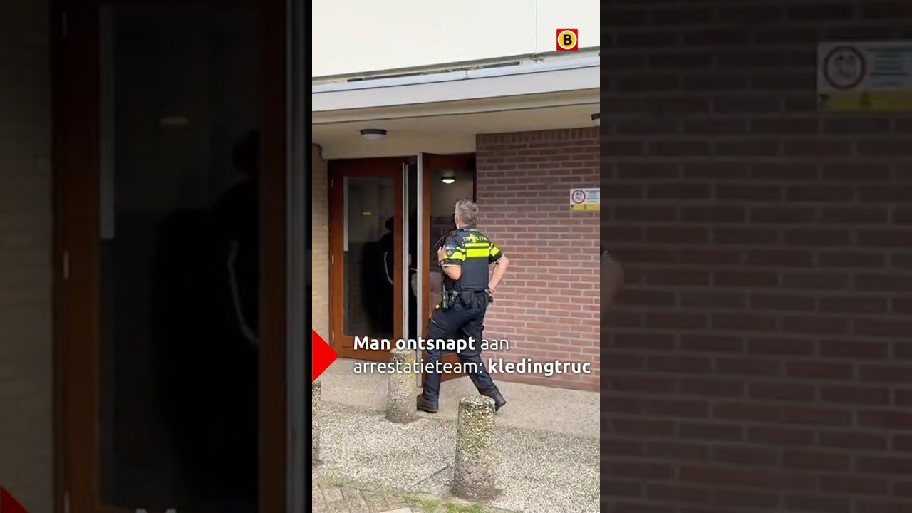 Verwarde man ontsnapt (met vermomming) | #arrestatie