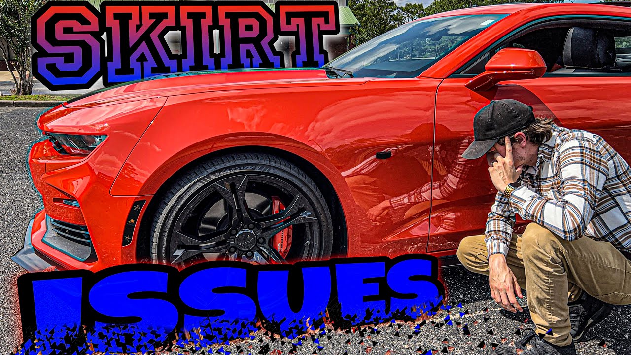 У меня продолжаются проблемы с боковыми юбками на моём Camaro SS | Боковые юбки в стиле ZL1