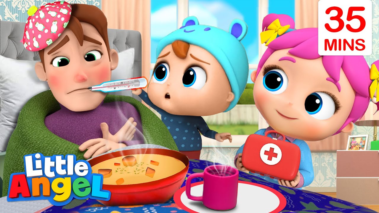 Taking Care Of Daddy +More Little Angel Kids Songs & Nursery Rhymes