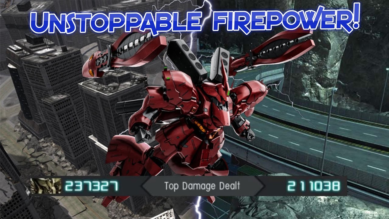 GBO2 MSN-04FF Sazabi (Post-Buff): Unstoppable firepower!