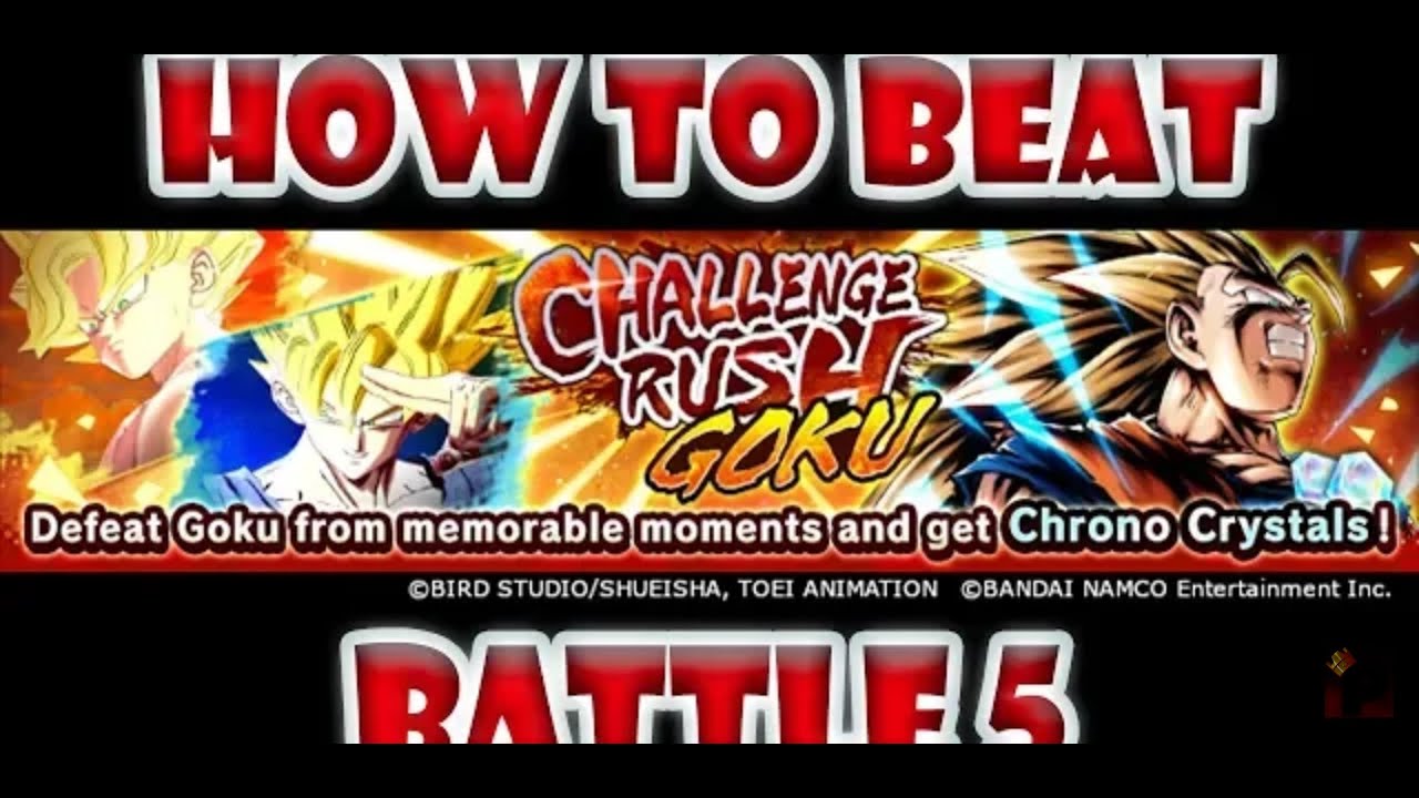 Challenge Rush Goku - Battle 5 (BEST TEAMS) | Dragon Ball Legends | DBLegends