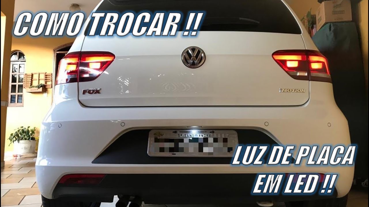 COMO TROCAR LÂMPADA DE PLACA DO FOX POR LÂMPADA DE LED ! - SUPER SIMPLES ! FOX HIGHLINE 2016 SHOW!!!