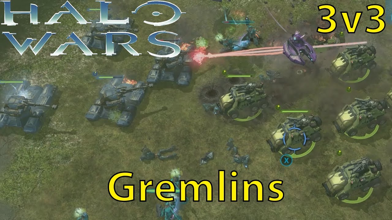 Halo Wars (3v3) Late Game Gremlins