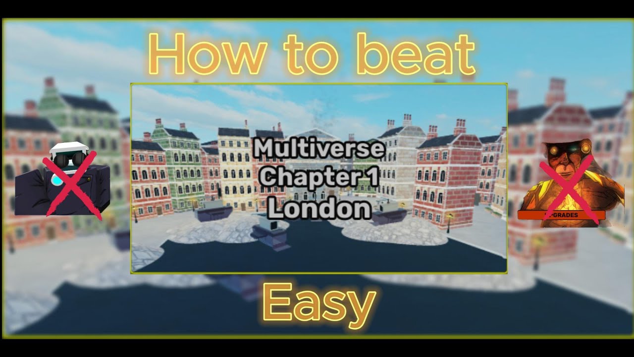 How to beat multiverse chapter easy | Roblox - Skibi Defense |