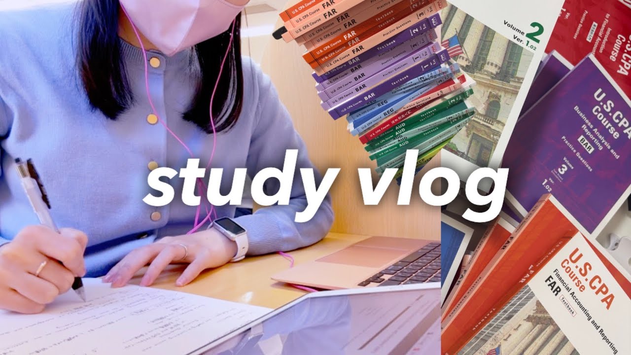 5時半起き社会人の勉強vlog📚｜USCPA（米国公認会計士）の合格を目指す🔥｜朝活する真冬のモーニングルーティン❄️｜study vlog