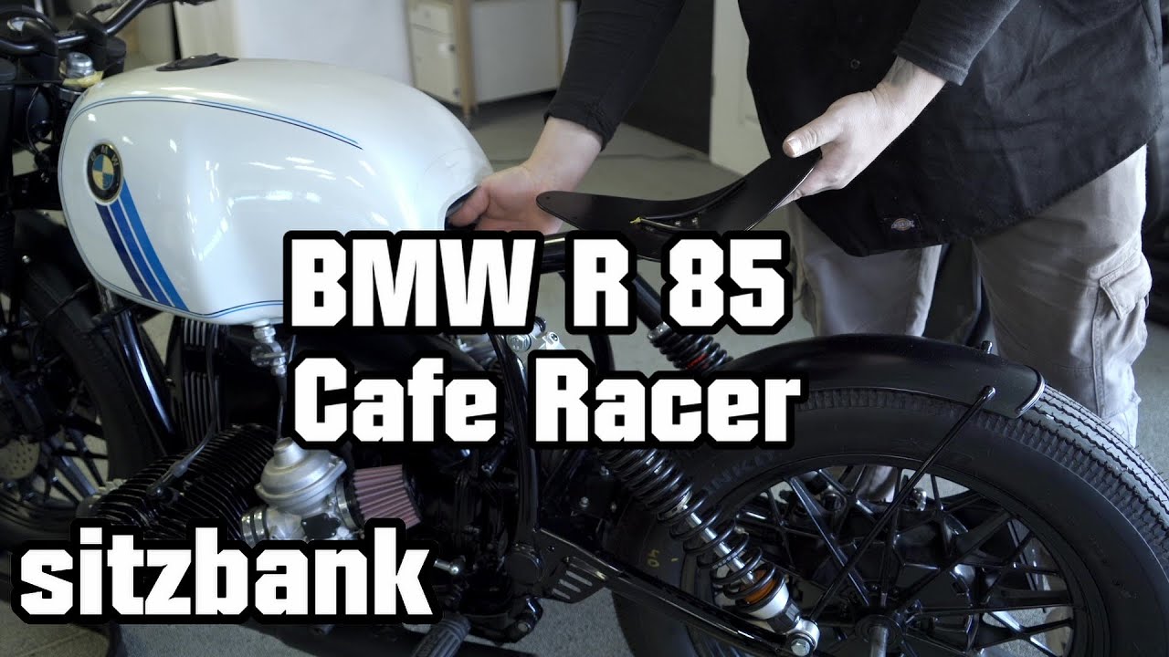 Wie bezieht man eine Custom Sitzbank einer BMW R85  Cafe Racer / Bobber