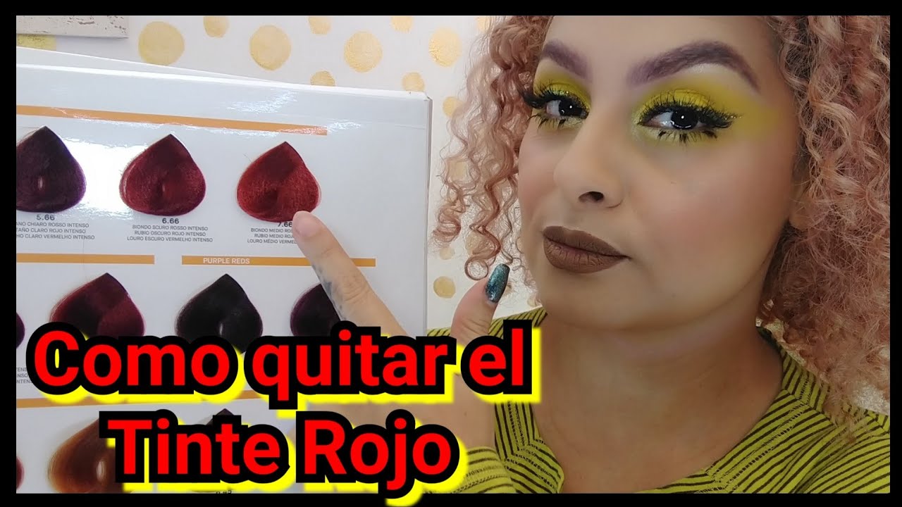 Cómo Quitar  el Tinte Rojo / Lilyymakeuup